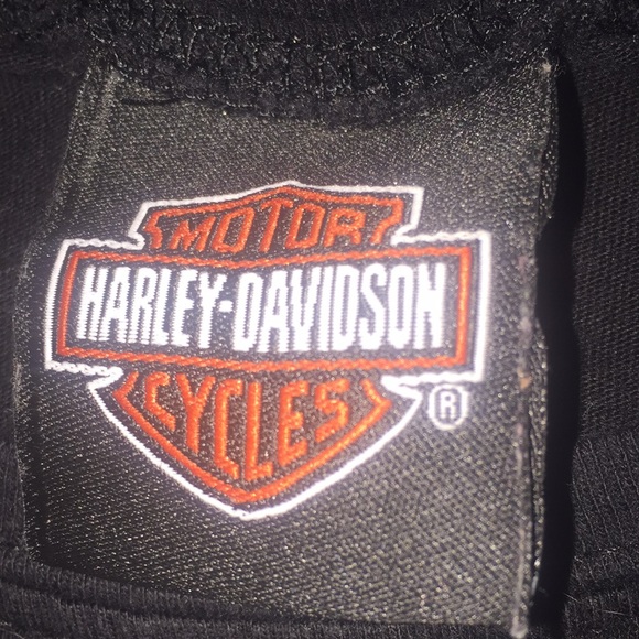 Harley-Davidson Black T-Shirt C & A Ohio - Picture 6 of 7